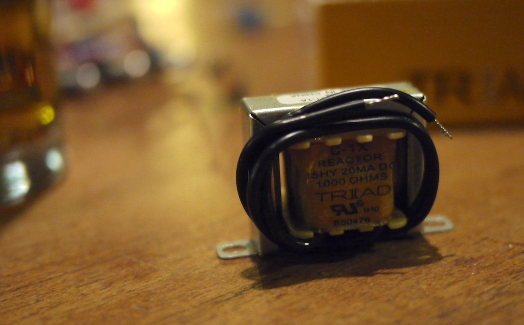 The bass drum coil, at a whopping 15 Henry