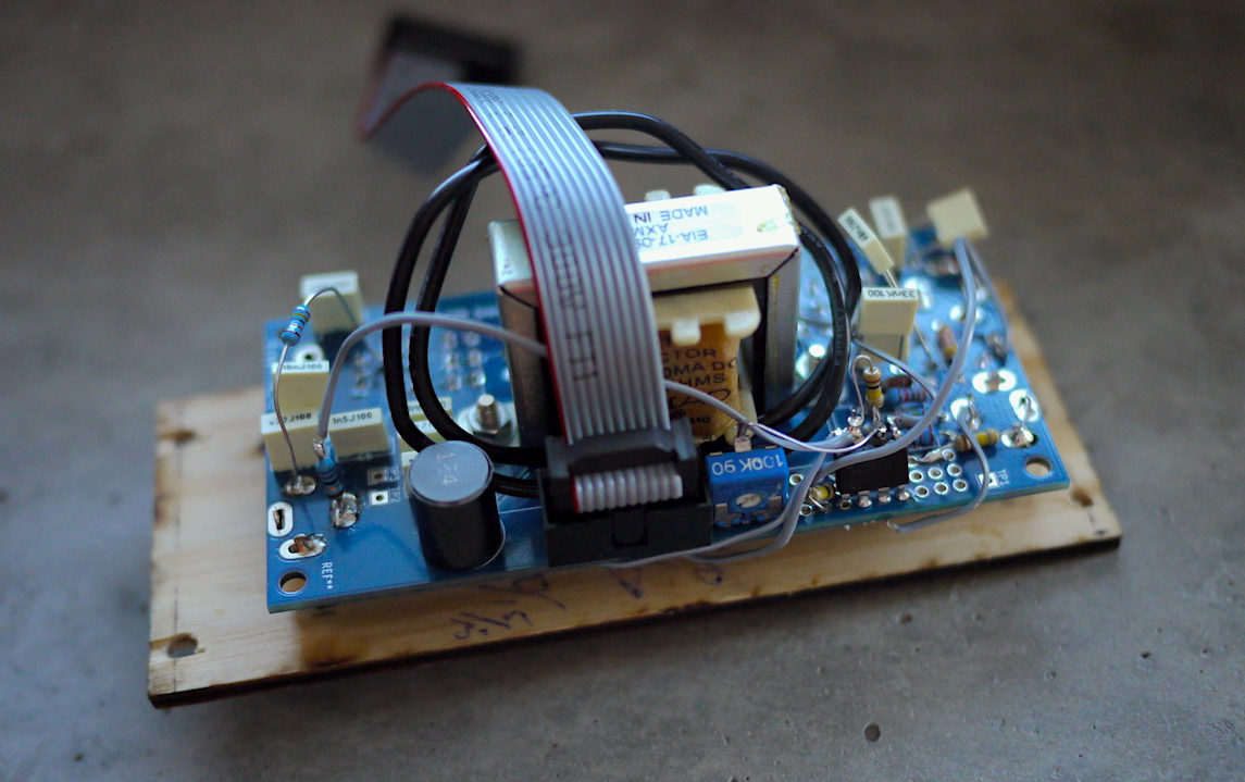 The first one built, including the abominable OP amp modification